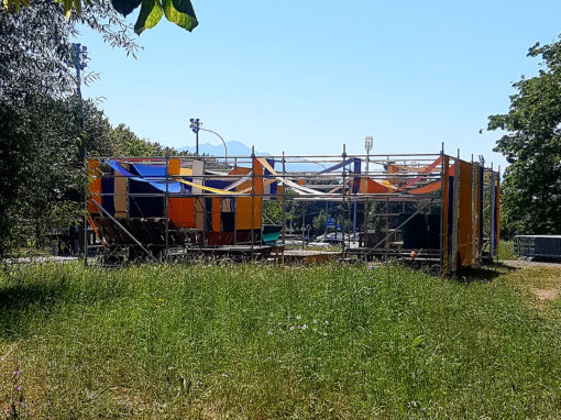 Installation éphémère la tanière – Plaines-du-Loup – Lausanne